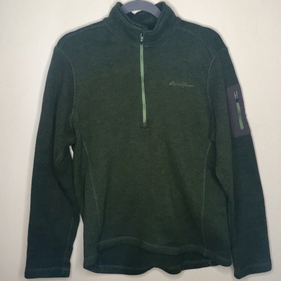 Eddie Bauer Other - Hunter green Eddie Bauer Men’s Quarter-zip